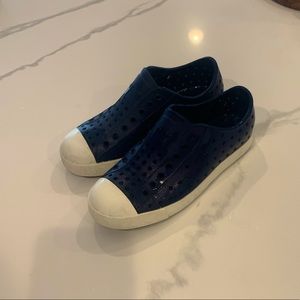 Native youth size 1 Jefferson water shoes.